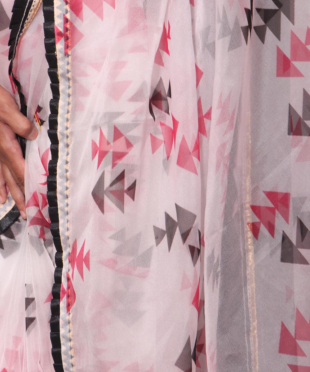 Premium Organza Printed Fabrics Online At Best Price