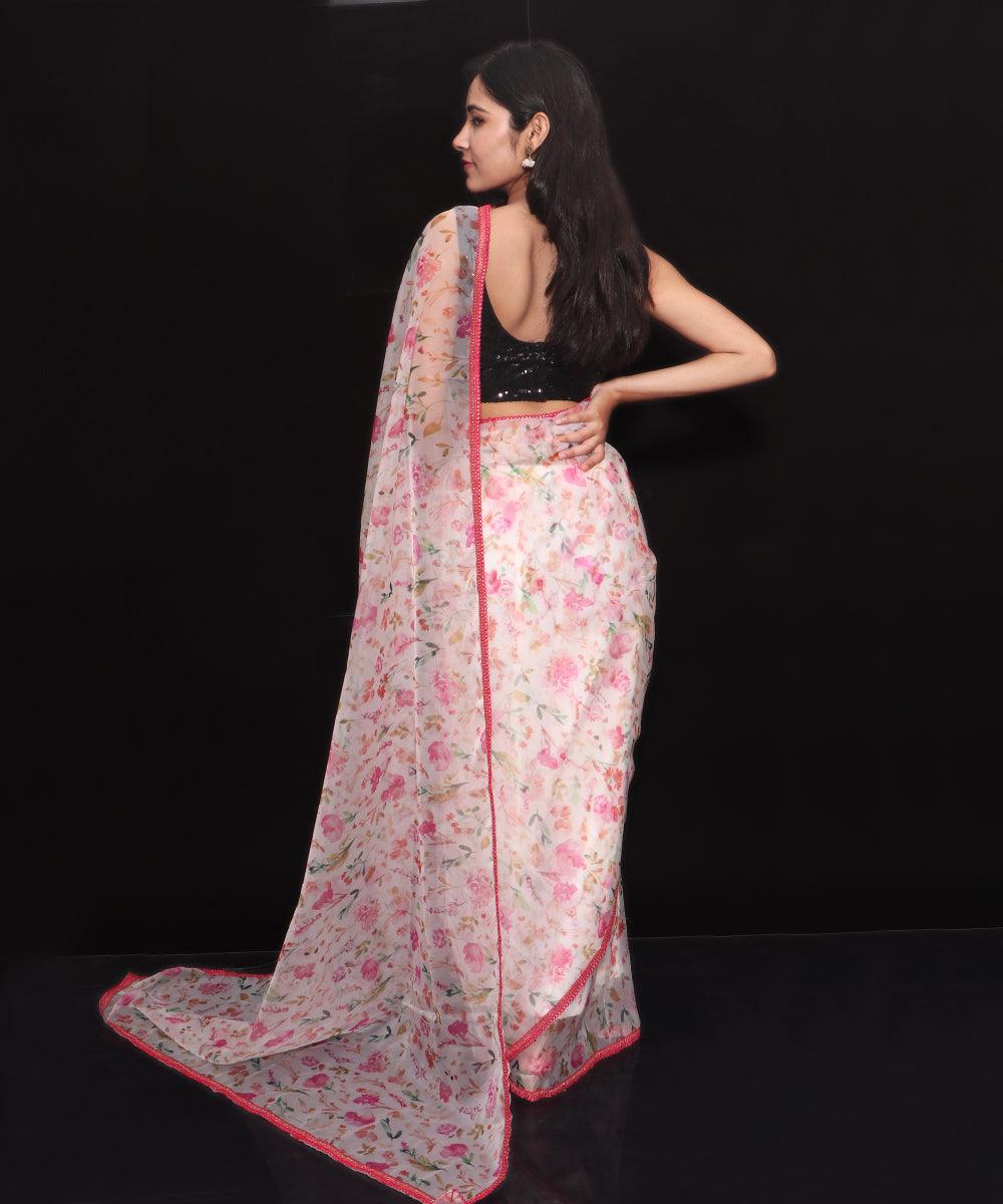 Premium Organza Printed Fabrics Online At Best Price