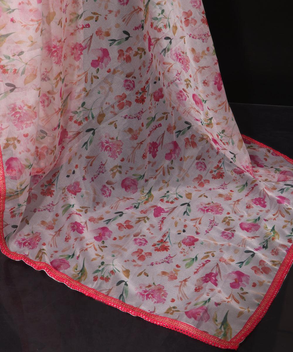 Premium Organza Printed Fabrics Online At Best Price