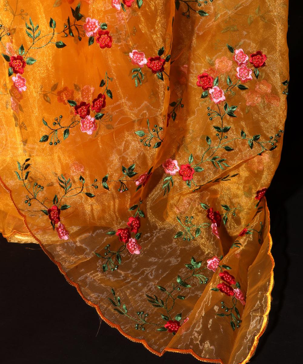 Premium Organza Printed Fabrics Online At Best Price