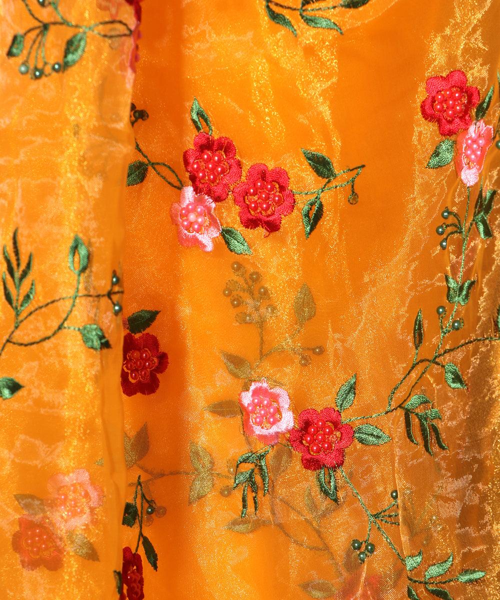 Premium Organza Printed Fabrics Online At Best Price