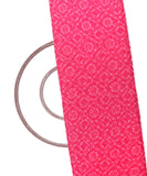 Magenta Colour Bandhani Digital Print Organza Fabric