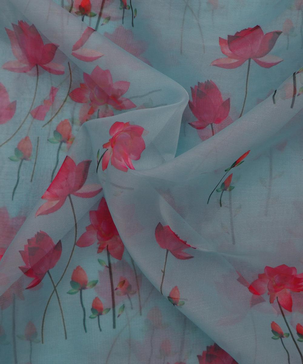 Buy Organza silk Fabric Online At Fabric Dekho