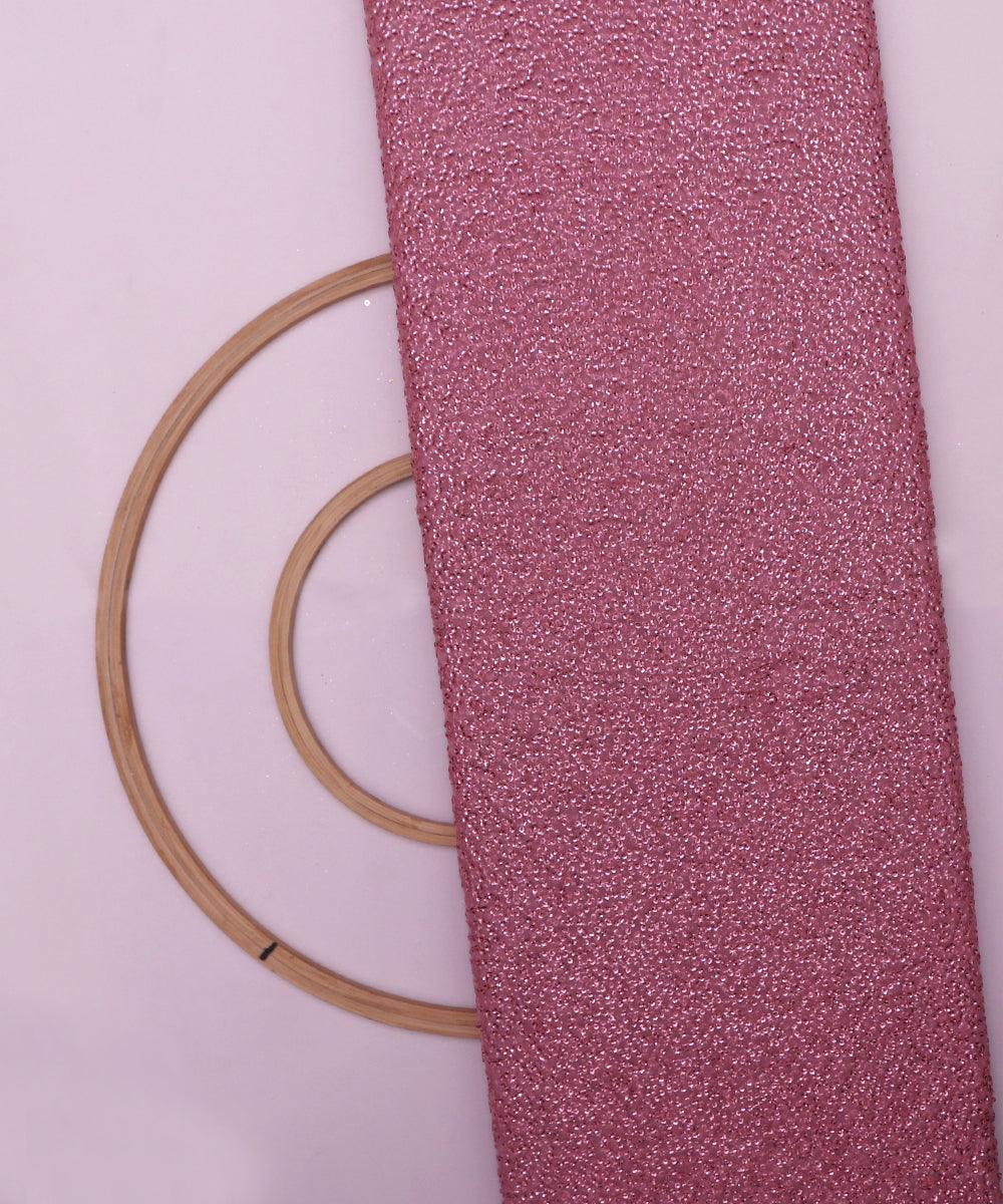 light pink small heavy sequin net fabric
