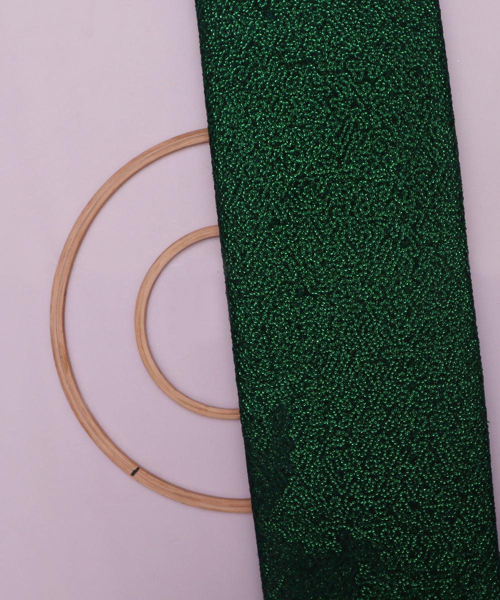 green small heavy sequin net fabric o132 5679
