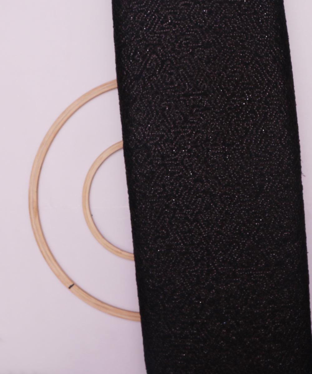black small heavy sequin net fabric o132 5683