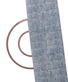 Dark Blue Indigo Blue Cotton Printed Fabric