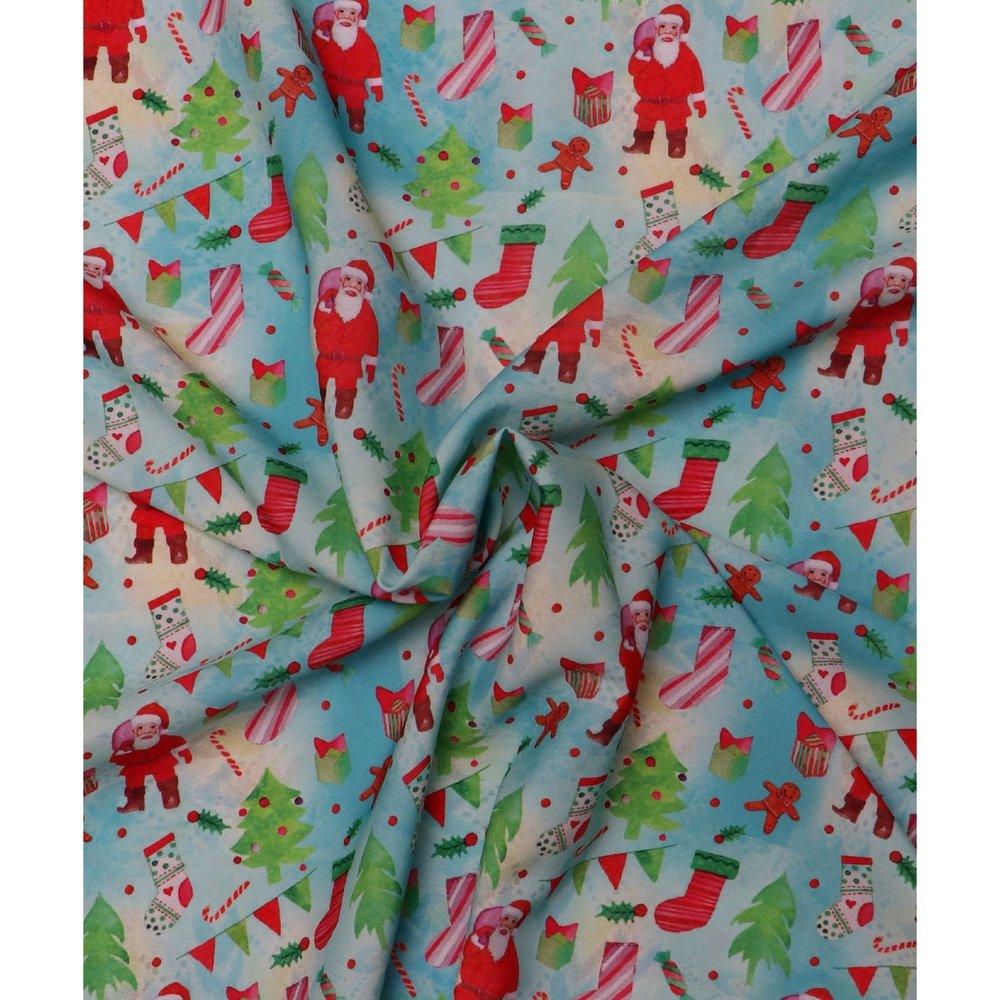 digital flower print fabric