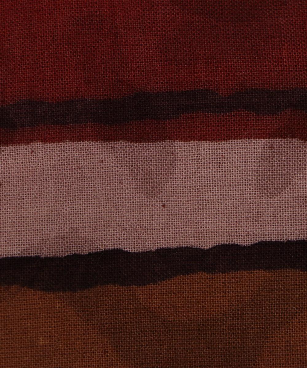 mustard maroon black abstract print cotton fabric