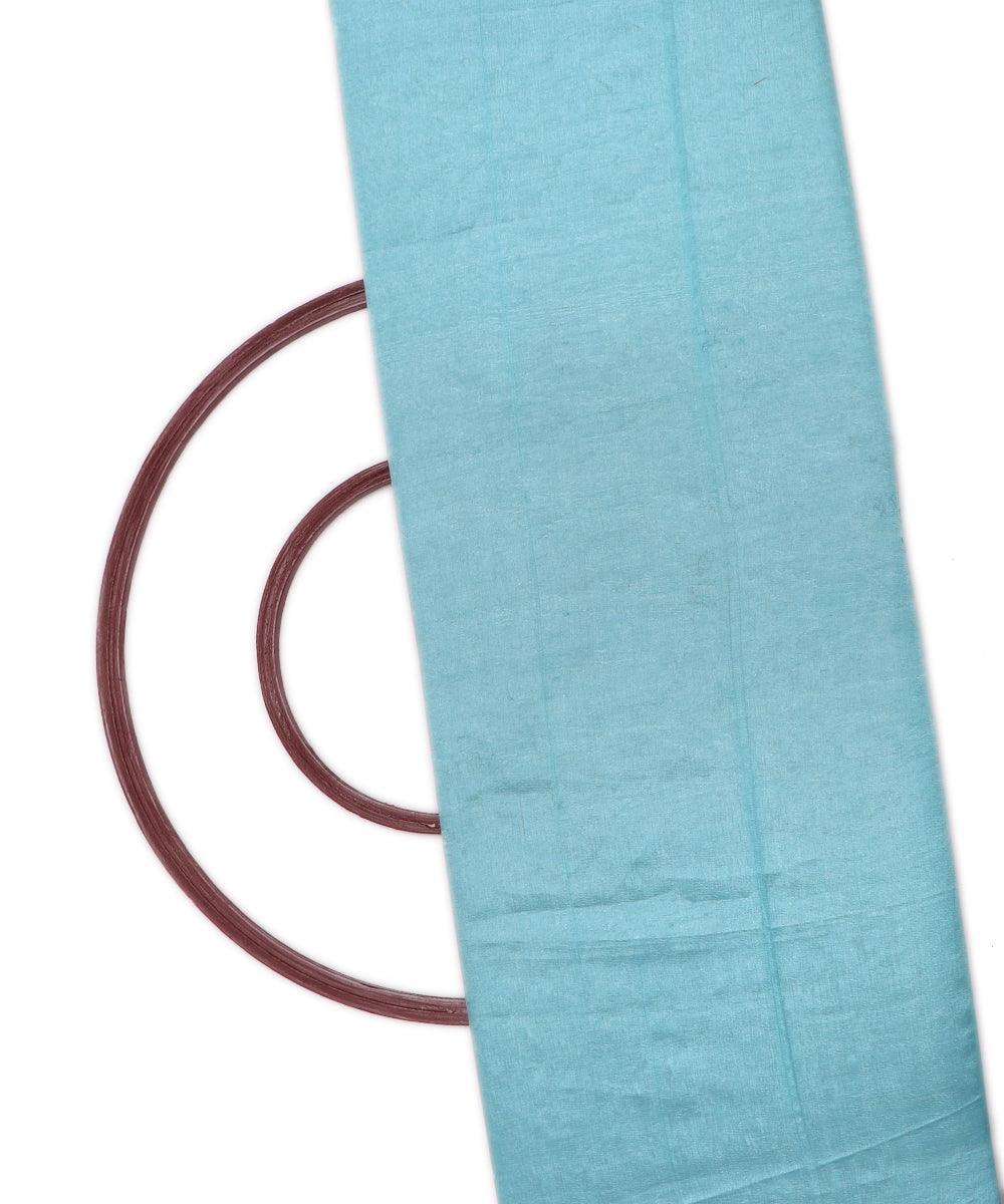 sea blue plain santoon fabric b105 5221