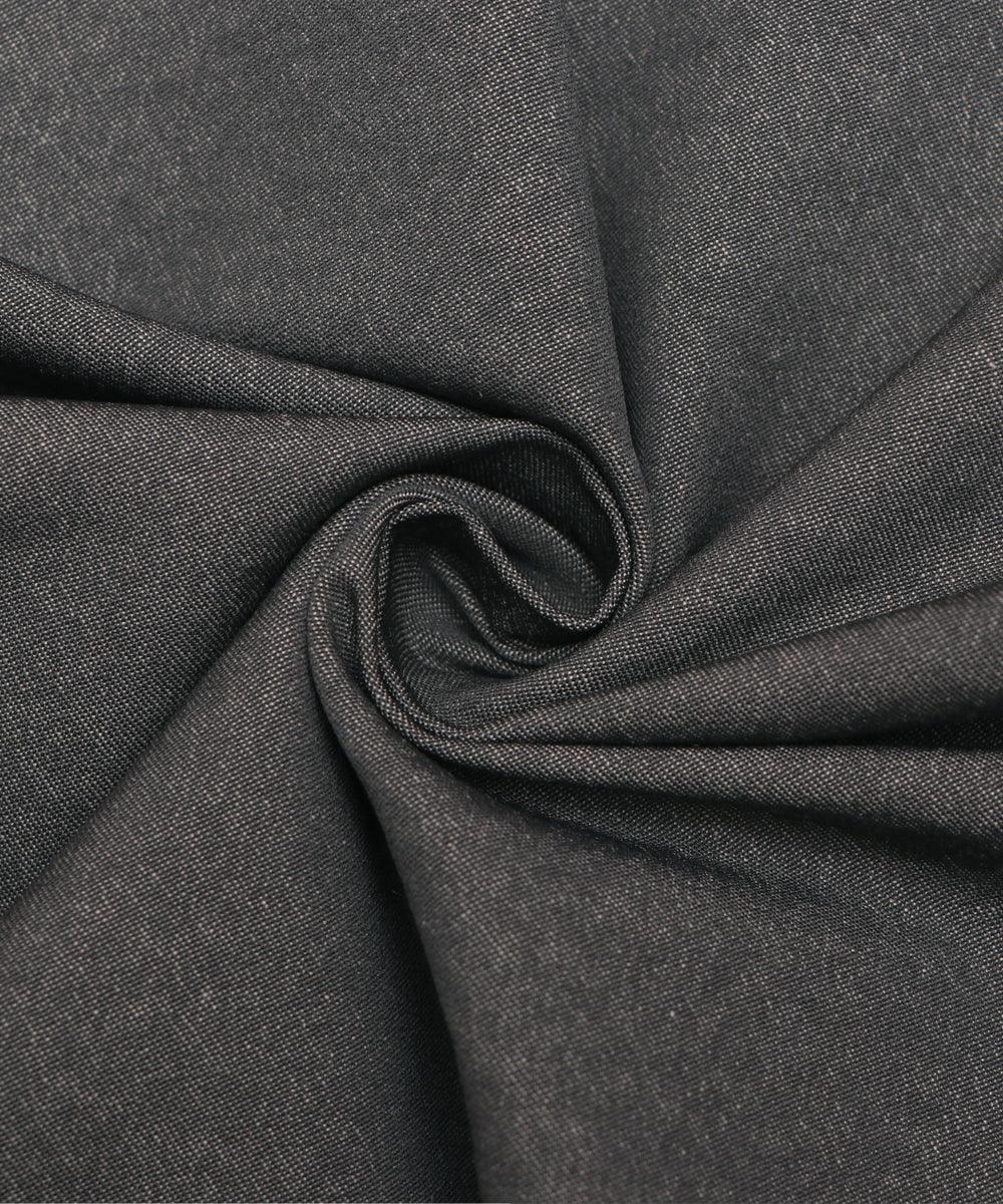 grey plain denim lycra fabric 1