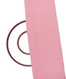 Pink Colour Plain Cotton Rib Hosiery Fabric