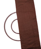 Dark Brown Colour Dot Design Brocade Silk Fabric ( 3.30 Meter )