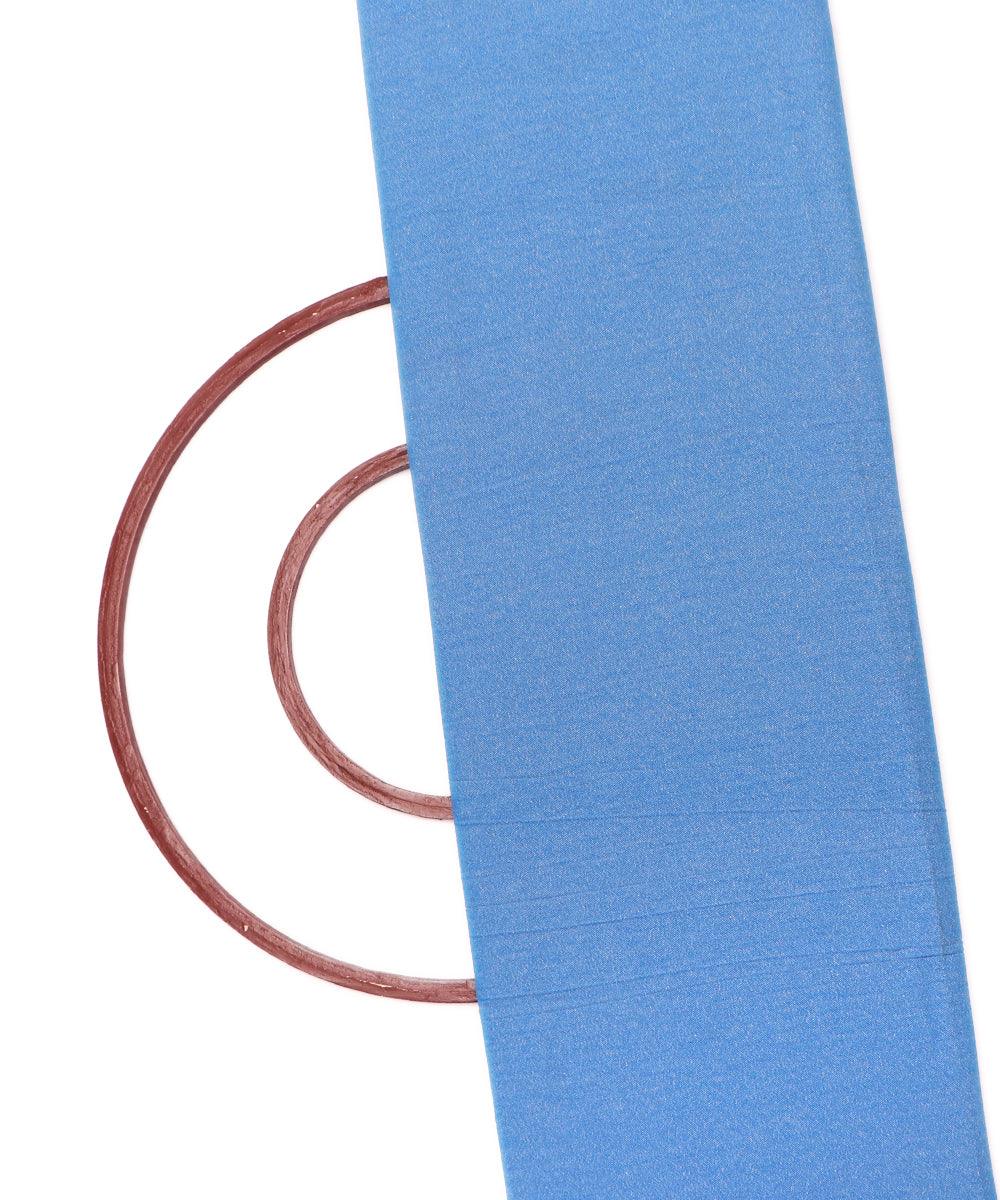 sky blue plain denim lycra fabric