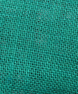 pine green plain jute fabric