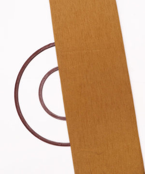 brown plain raw silk fabric