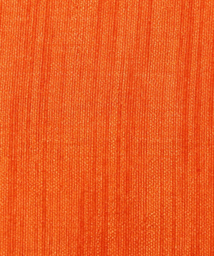 orange colour plain raw silk
