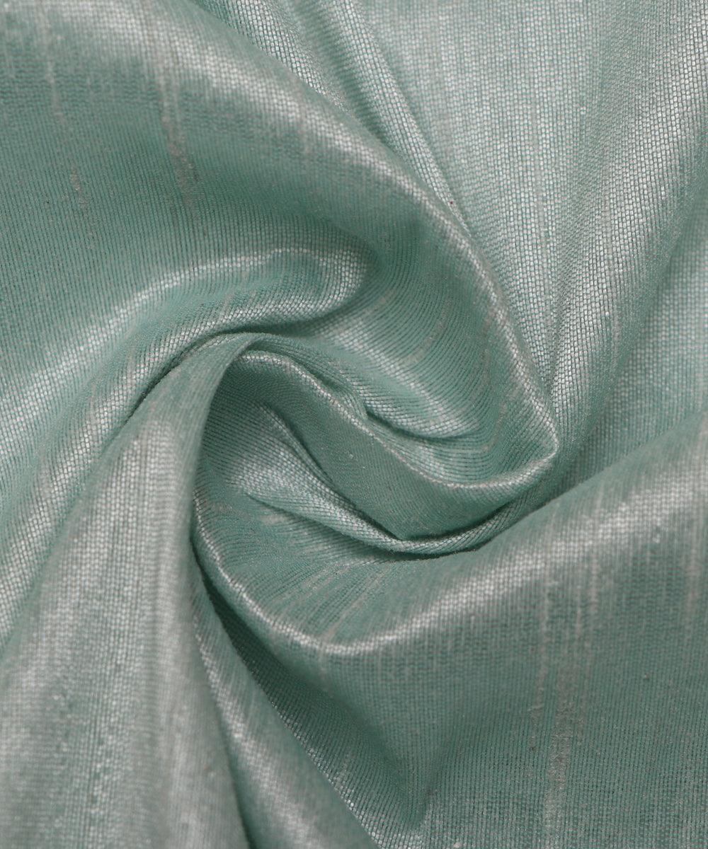 light blue plain raw silk 1