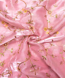 Light Pink Colour Jimmy Choo Organza Embroidery Fabric