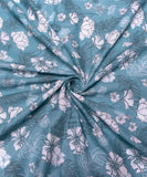 Spring Green Floral Cotton Fabric