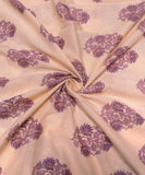 Beige Buti Print Cotton Fabric