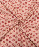Beige Buti Print Cotton Fabric