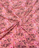 Rose Pink Floral Cotton Fabric