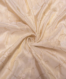White-Golden Color Dyeable Tissue Silk Dupatta Fabric