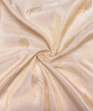 White-Golden Color Dyeable Tissue Silk Dupatta Fabric
