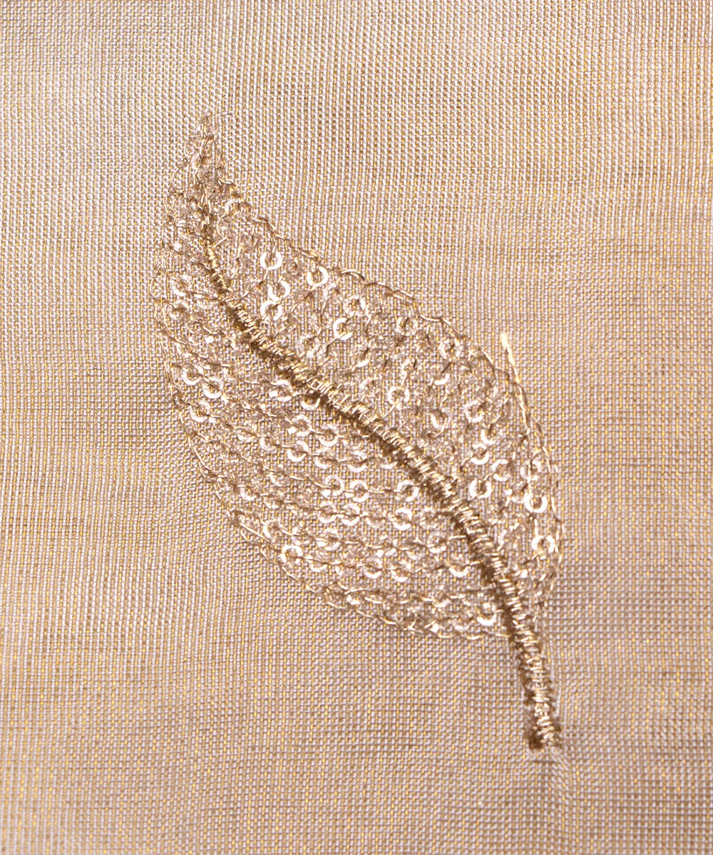 metallic tissue silk fabric