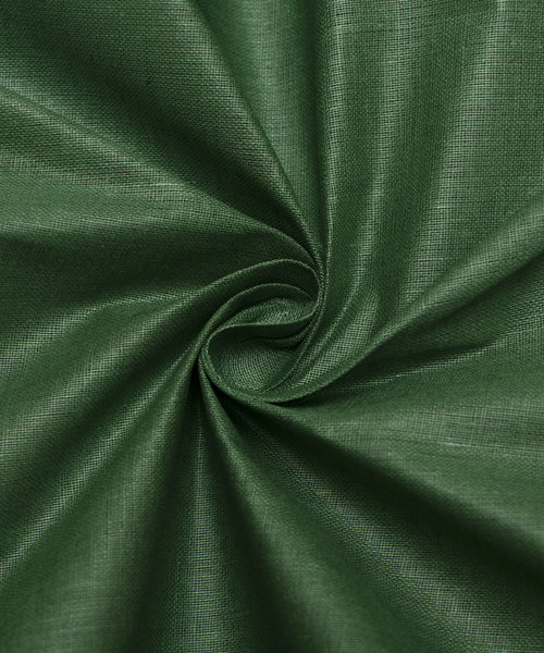 Grass Green Colour Plain Cotton Lining Fabric