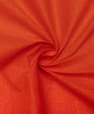 Dark Orange Colour Plain Cotton Lining Fabric