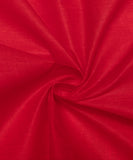 Deep Red Colour Plain Cotton Lining Fabric