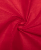 Tomato Red Colour Plain Cotton Lining Fabric