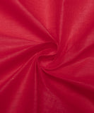 Coral Red Colour Plain Cotton Lining Fabric