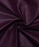 Dark Wine Colour Plain Cotton Lining Fabric