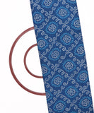Blue Colour Bandhani Pattern Cotton Fabric ( 1.80 Meter )
