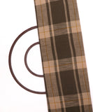 Khaki Colour Checks Pattern Cotton Fabric ( 2 Meter )