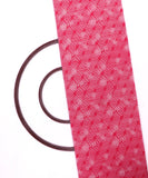 Pink Colour Geometric Print Cotton Fabric ( 1 Meter )