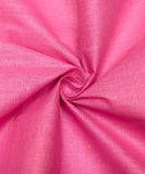 Pink Colour Plain Cotton Lining Fabric