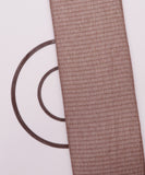 Light Brown Colour Stripe Pattern Self Design Cotton Khadi Handloom Fabric ( 2 Meter )