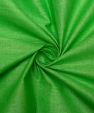 Parrot Green Colour Plain Cotton Lining Fabric