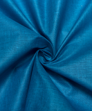 Light Teal Blue Colour Plain Cotton Lining Fabric