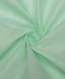Mint Colour Plain Cotton Lining Fabric