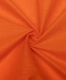 Orange Colour Plain Cotton Lining Fabric