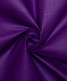 Purple Colour Plain Cotton Lining Fabric