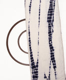 Blue Color Tie-Dye Shibori Pattern Cotton Chikankari Embroidery Fabric