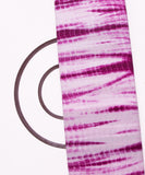 Wine Colour Hand Tie Dye Shibori Pattern Muslin Fabric