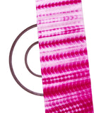 Magenta Colour Hand Tie Dye Shibori Pattern Muslin Fabric