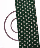 Dark Green Colour Floral Design Chanderi Silk Fabric